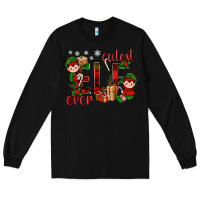 Black Cutest Elf Ever Christmas Long Sleeve Tee - BundleAndBundleShop
