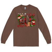Chestnut Cutest Elf Ever Christmas Long Sleeve Tee - BundleAndBundleShop