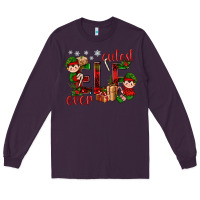 Plum Cutest Elf Ever Christmas Long Sleeve Tee - BundleAndBundleShop