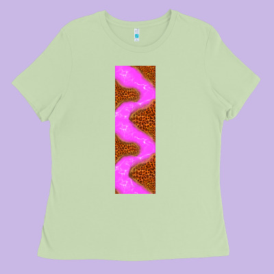 Halloween Pink Pen Wraps Ladies Tee Designed By Bundleandbundleshop