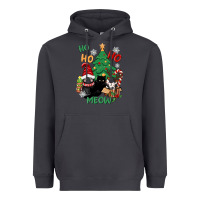 Smoke ho ho ho meow Heavyweight Hoodie - CowGirlArtShop