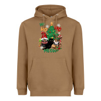 Toasted Coconut ho ho ho meow Heavyweight Hoodie - CowGirlArtShop