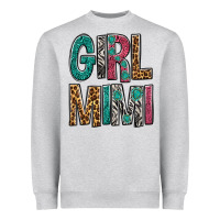 Heather Grey Girl Mimi Heavyweight Sweatshirt - BundleAndBundleShop