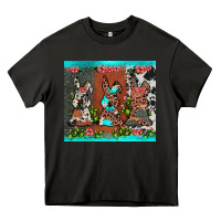 Asphalt easter bunny's leopard cowhide cactus Heavy Core Tee - JahusDesignShop