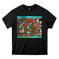 Black easter bunny's leopard cowhide cactus Heavy Core Tee - JahusDesignShop