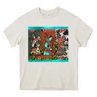 Cream easter bunny's leopard cowhide cactus Heavy Core Tee - JahusDesignShop