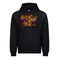 Black halloween pumpkin background Urban Hoodie - BundleAndBundleShop