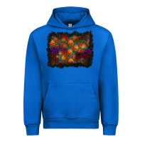Cobalt halloween pumpkin background Urban Hoodie - BundleAndBundleShop