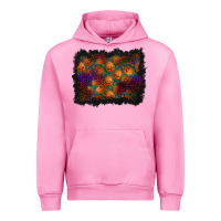 Fuchsia Pink halloween pumpkin background Urban Hoodie - BundleAndBundleShop