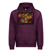 Mauve Wine halloween pumpkin background Urban Hoodie - BundleAndBundleShop