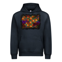 Navy halloween pumpkin background Urban Hoodie - BundleAndBundleShop