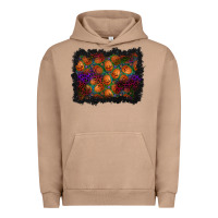 Halloween Pumpkin Background Urban Hoodie | Teevron