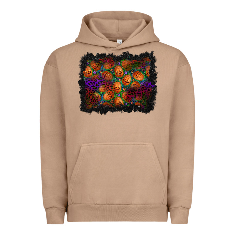 Halloween Pumpkin Background Urban Hoodie by BundleAndBundleShop | Teevron