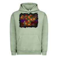Pigment Oil Green halloween pumpkin background Urban Hoodie - BundleAndBundleShop