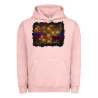 Pigment Salmon halloween pumpkin background Urban Hoodie - BundleAndBundleShop