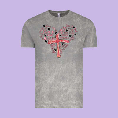 Retro Christian Valentine Vintage Tee Designed By Maliassmallbusiness