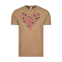 Vintage Coffee retro christian valentine Vintage Tee - MaliasSmallBusiness