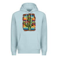 Blue Mist Christmas cactus Premium Hoodie - JahusDesignShop