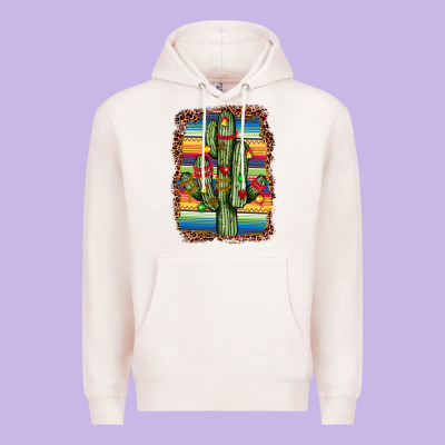 Christmas Cactus Premium Hoodie Designed By Jahusdesignshop