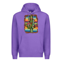 Purple Christmas cactus Premium Hoodie - JahusDesignShop