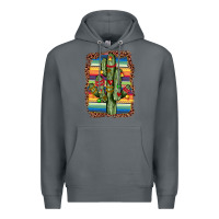 Rock Christmas cactus Premium Hoodie - JahusDesignShop