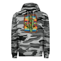 Slate Camo Christmas cactus Premium Hoodie - JahusDesignShop