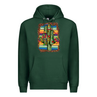 Sports Green Christmas cactus Premium Hoodie - JahusDesignShop