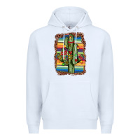 White Christmas cactus Premium Hoodie - JahusDesignShop