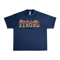 Navy she is strong proverbs 31 25 Urban Heavy Tee - NancyCooperArtShop