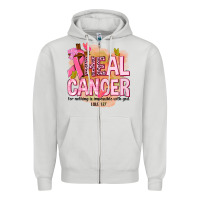 Dove Grey heal cancer for nothing is impossible with god Zipper Hoodie - NancyCooperArtShop