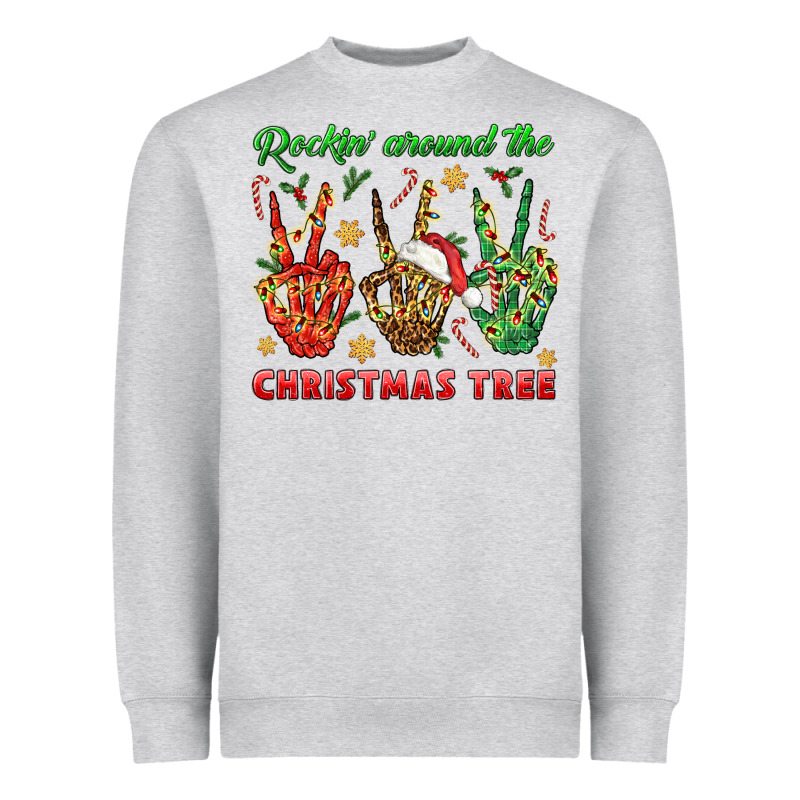 Rockin' Around The Christmas Tree Heavyweight Sweatshirt by BundleAndBundleShop | Teevron