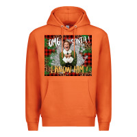 Carrot omg santa i know him elf Premium Hoodie - CowGirlArtShop