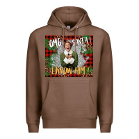 Chestnut omg santa i know him elf Premium Hoodie - CowGirlArtShop