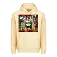 Pina Colada omg santa i know him elf Premium Hoodie - CowGirlArtShop