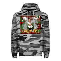 Slate Camo omg santa i know him elf Premium Hoodie - CowGirlArtShop