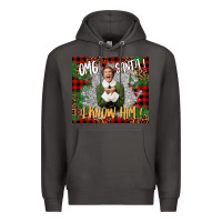 Smoke omg santa i know him elf Premium Hoodie - CowGirlArtShop