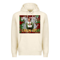 Tofu omg santa i know him elf Premium Hoodie - CowGirlArtShop