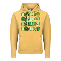 Vintage Mustard howdy st patrick s day Vintage Hoodie - MaliasSmallBusiness