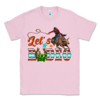 Bubblegum Pink lets rodeo Classic Tee - NancyCooperArtShop