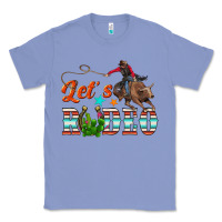 Colony Blue lets rodeo Classic Tee - NancyCooperArtShop