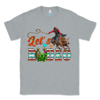 Heather Grey lets rodeo Classic Tee - NancyCooperArtShop