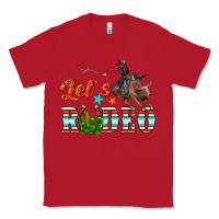 Red lets rodeo Classic Tee - NancyCooperArtShop