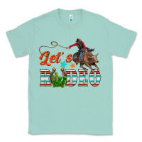 Seafoam lets rodeo Classic Tee - NancyCooperArtShop