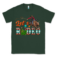 Sports Green lets rodeo Classic Tee - NancyCooperArtShop