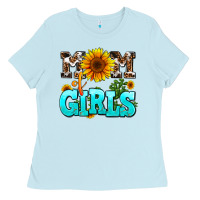 Baby Blue mom of girls Ladies Tee - AdoDesignShop