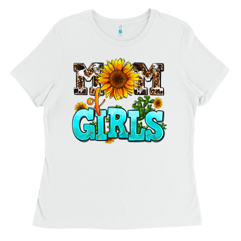 Mom Of Girls Ladies Tee by AdoDesignShop | Teevron
