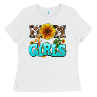 White mom of girls Ladies Tee - AdoDesignShop