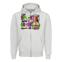 I'm Spooky And I Gnome It Zipper Hoodie | Teevron
