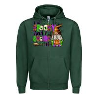 Sports Green I'm Spooky and I Gnome It Zipper Hoodie - texasbilliewilder