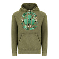 Vintage Olive shamrock and roll Vintage Hoodie - MaliasSmallBusiness